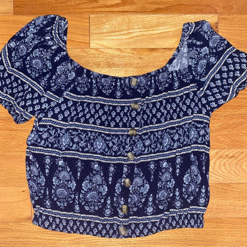 American eagle off the shoulder top L